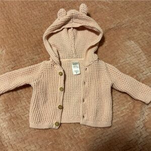 Carter's New Born like new Light Pink Knit Baby Sweater